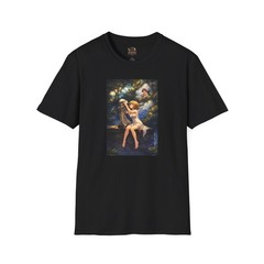 Cherub Angel Painting T-Shirt Artsy Retro Anime Aesthetic Unique Cool Graphic
