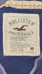 Y2K Men’s HCO Malibu Surf Style APPLIQUE Tee T-Shirt M Blue Lived-in Beach Vibes