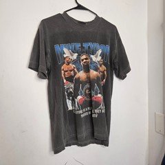 Pro Athletic Mike Tyson Graphic T-Shirt Mens Medium Gray Boxing Vintage Style