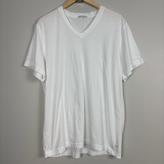 James Perse Mens Standard V-Neck T-Shirt Bundle Sz 4 XL Navy White MLJ3352