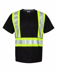 Kishigo Mens EV Series Enhanced Visibility Contrast Pocket T-Shirt – B200-204
