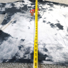 Buc-ee’s “Just Here for the Snacks” Black/white Tie Dye T-Shirt Unisex Mens XL