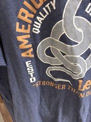 Lee Jeans blue t-shirt size large. Short sleeve. 50/50 cotton/poly. Very nice T.
