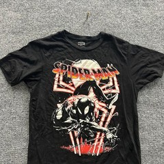 Marvel T-Shirt Mens Size M Black Spider-Man Graphic Print Short Sleeve Crew Neck