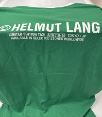 Helmut Lang Limited Edition Taxi T-shirt Green Small Short Sleeve
