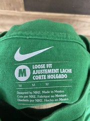 Nike Athletic Department Green Spellout Mens T Shirt Size Medium