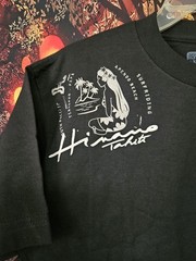 Hinano Tahiti Hiti Mahana Hula Girl Logo Black Men’s Crew Tee Shirt M