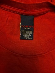 Vintage Tommy Hilfiger Long Sleeve T Shirt Mens XLarge Red Y2K 85 USA Y2k 90’s
