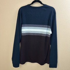 Cactus Man Ricky Singh XL Long Sleeve Tee Colorblock Striped Cotton Blend