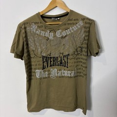 Vintage Randy Coture Everlast Shirt Mens Medium Brown MMA UFC Y2K