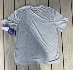 Champion Double Dry T-Shirt Mens Large Gray Athletic Logo Moisture Wicking NWT