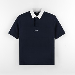 KITH Embroidered Patchwork Polo Shirt Men Summer Cool Casual Top
