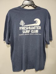 Faherty NWT Shirt Mens M Blue Short Sleeve Sunwashed Tee 100% Organic Cotton NEW