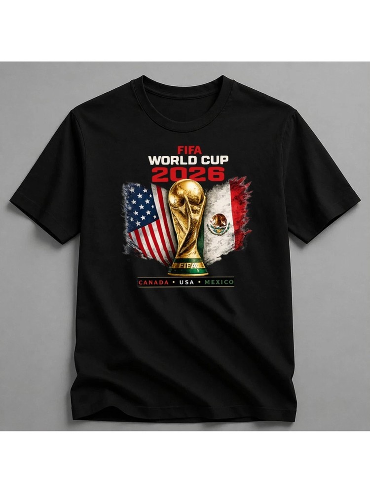 Fifa World Cup 2026 T-Shirt Soccer Graphic Tee USA Football Fan FREESHIPS