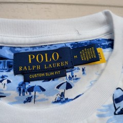 Polo Ralph Lauren Polo Bear Jersey T-Shirt Mens M Custom Slim Fit Short Sleeve