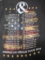 New Of Mice & Men Adult Mens Sizes S-M-L Band 2014 Concert Shirt