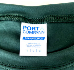 Master’s Forest Green UPF50, Moisture-Wicking 3.8oz 100% Poly T’s