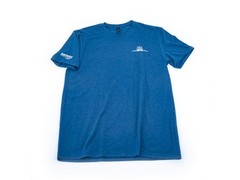 Heather Blue Hewescraft Boat Icon T-Shirt