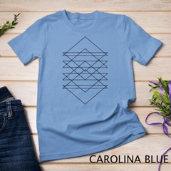 Sacred Geometry Abstract Art Geometric Triangle Lines Design Unisex T-shirt
