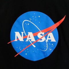 NASA T-Shirt Adult Small Short Sleeve Black Gildan