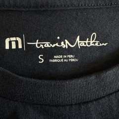 Travis Mathew Blue Climate Zone T Shirt Mens Small Golf Short Sleeve Navy