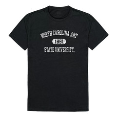 North Carolina A&T Aggies NCAA Distressed Arch College Tee T Shirt