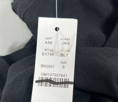 J Crew Sueded Cotton T Shirt Mens Small Slim Fit Black Jersey Tee Crewneck FLAW