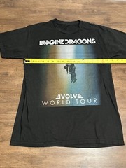 Imagine Dragons Evolve World Tour 2018 Concert Band T Shirt Medium Black M L