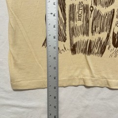 VTG 80s Anatomy Muscle Chart Medical Short Sleeve T-Shirt Men’s M Yellow