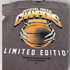 BoohooMan Basketball Champions Brown T- shirt Size 2XL
