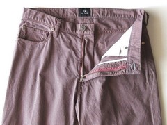 Paul Smith Hound’s Tooth 5-Pocket Pants Leather Patch Logo Japan