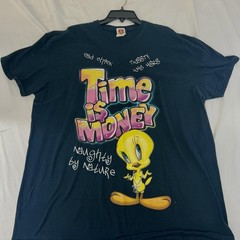 Naughty By Nature Looney Tunes Tweety Rap Tee 2XL Time Is Money 2009 Graphic
