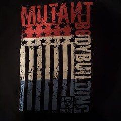 Mutant Bodybuilding Graphic Print T-Shirt Black Men’s Large Short Sleeve