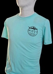 MAUI & SONS Celadon Surf (S) Small T-Shirt Light Turquoise