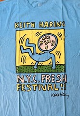 Keith Haring Graffiti-like by NYC artist Graphic T-shirt Tall XL NEW with Tags