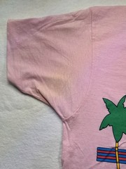 Screen Stars Life’s a Beach San Diego – Pink tee – Size S – Free Shipping