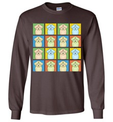 Maltipoo Cartoon Pop-Art T-Shirt Tee – Men Women’s Youth Tank Short Long Sleeve