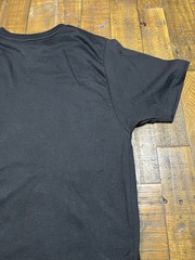 Way to Celebrate Black Flaming Skull Graphic Print Biker T-Shirt Mens Medium