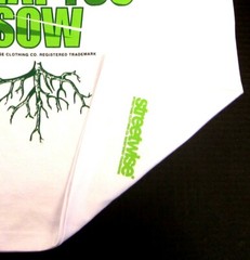 STREETWISE HARVEST T-shirt Reap What You Sow Marijuana Tee Men L-4XL White NWT