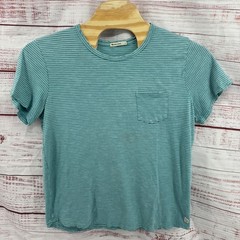 Marine Layer Shirt Mens Large Striped Short Sleeve Pocket Crewneck Casual Preppy