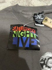 NWT Vintage Chris Farley SNL Comedian Y2k 2006 Awesome Shirt Gray Cotton Sz L