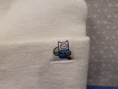Adventure Time BoxLunch Finn Knit Beanie Hat & Marceline Jake BMO T-Shirt Set L