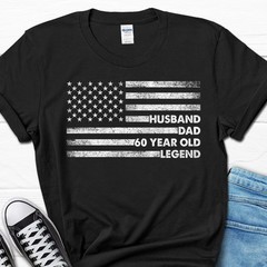 2025/60th Birthday Men’s Gift, Husband Dad 60 Year Old Legend Shirt For Him, Bor