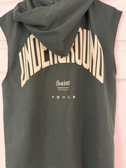 Saint Green Short Slive Hoody