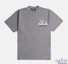 OUTRANK “ALL GAS” ULTRA HEAVY WEIGHT OVERSIZED SNEAKER T-SHIRT Cement Grey