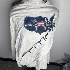 The Black Dog Shirt Mens Size S Classic Collection USA Flag Long Sleeve