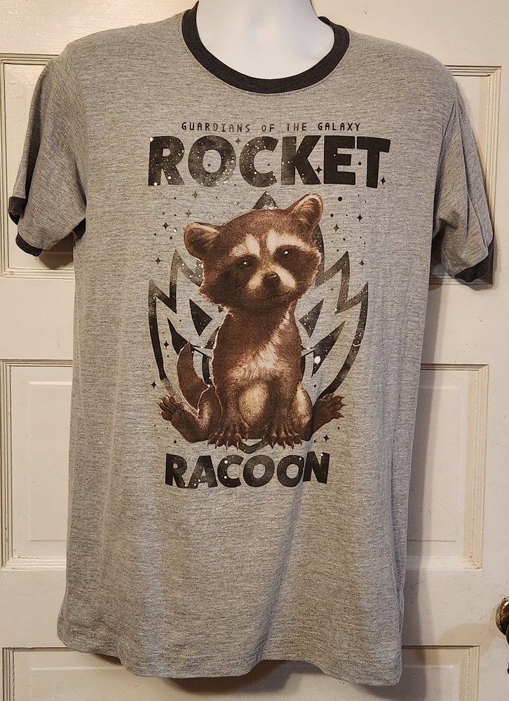 Guardians of the Galaxy Adult T-Shirt – Baby Rocket Racoon M
