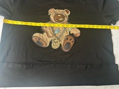 ScreenShot T-Shirt Mens Size 3XL 3D Bear Gold Chain Hip Hop Streetwear S/S