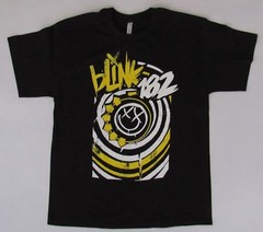 FREE SAME DAY SHIPPING New BLINK 182 HAPPY SMILEY FACE Logo Color Shirt MEDIUM