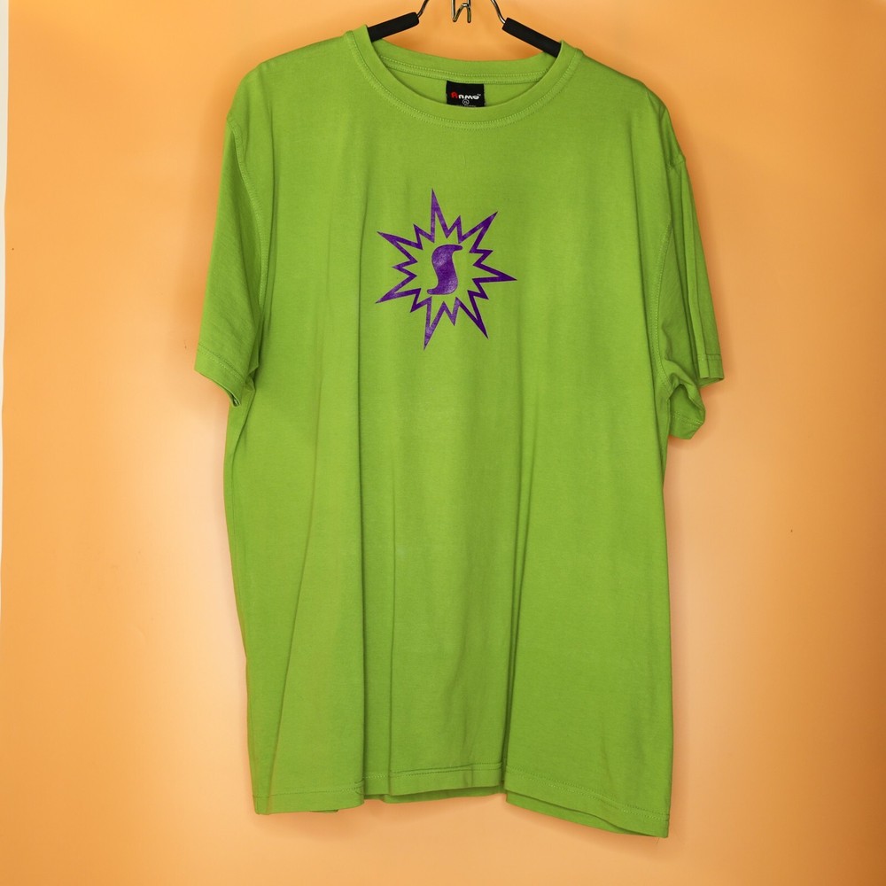Supa-Hero Suponova Comic Con & Gaming Green T-Shirt Size XL